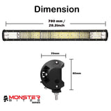 28in Philips Quad Row LED Light Bar — view 3