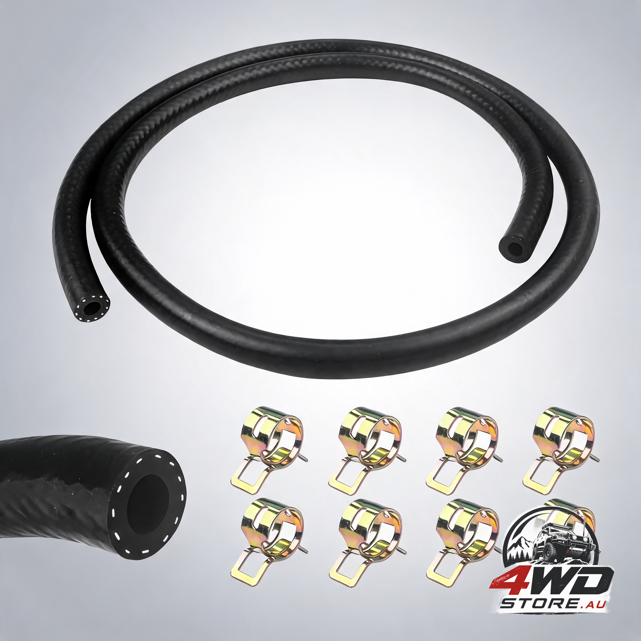 8-metre fuel hose for car, truck, tractor and small engine, 6mm diameter