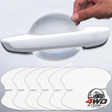 10-pack transparent anti-scratch protective film for car door handles, glossy