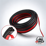 Self-adhesive rubber car door gasket protection for cars, trucks and RVs, 5m