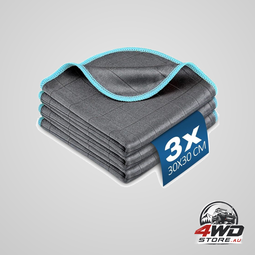 400GSM microfibre carbon cleaning and polishing towel, washable and absorbent