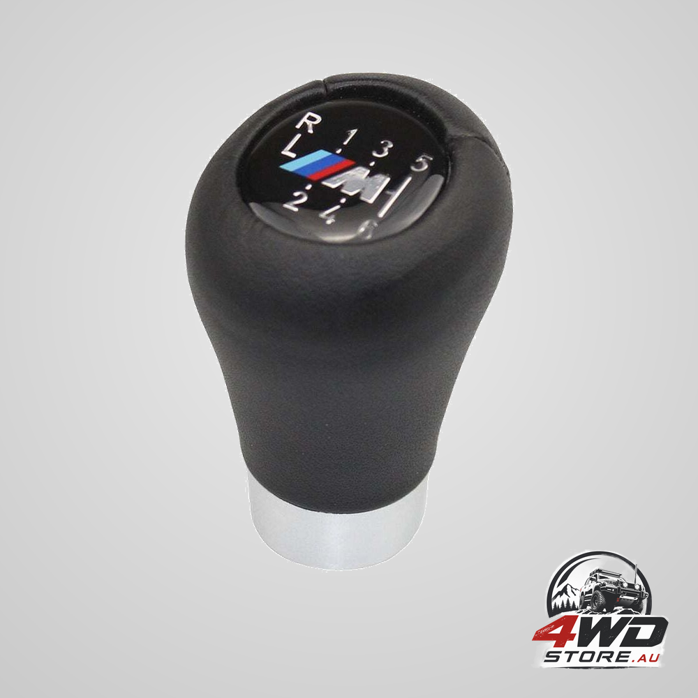 6-speed leather sport gear shift knob for BMW 3, 5, 6 Series, X3 and X4