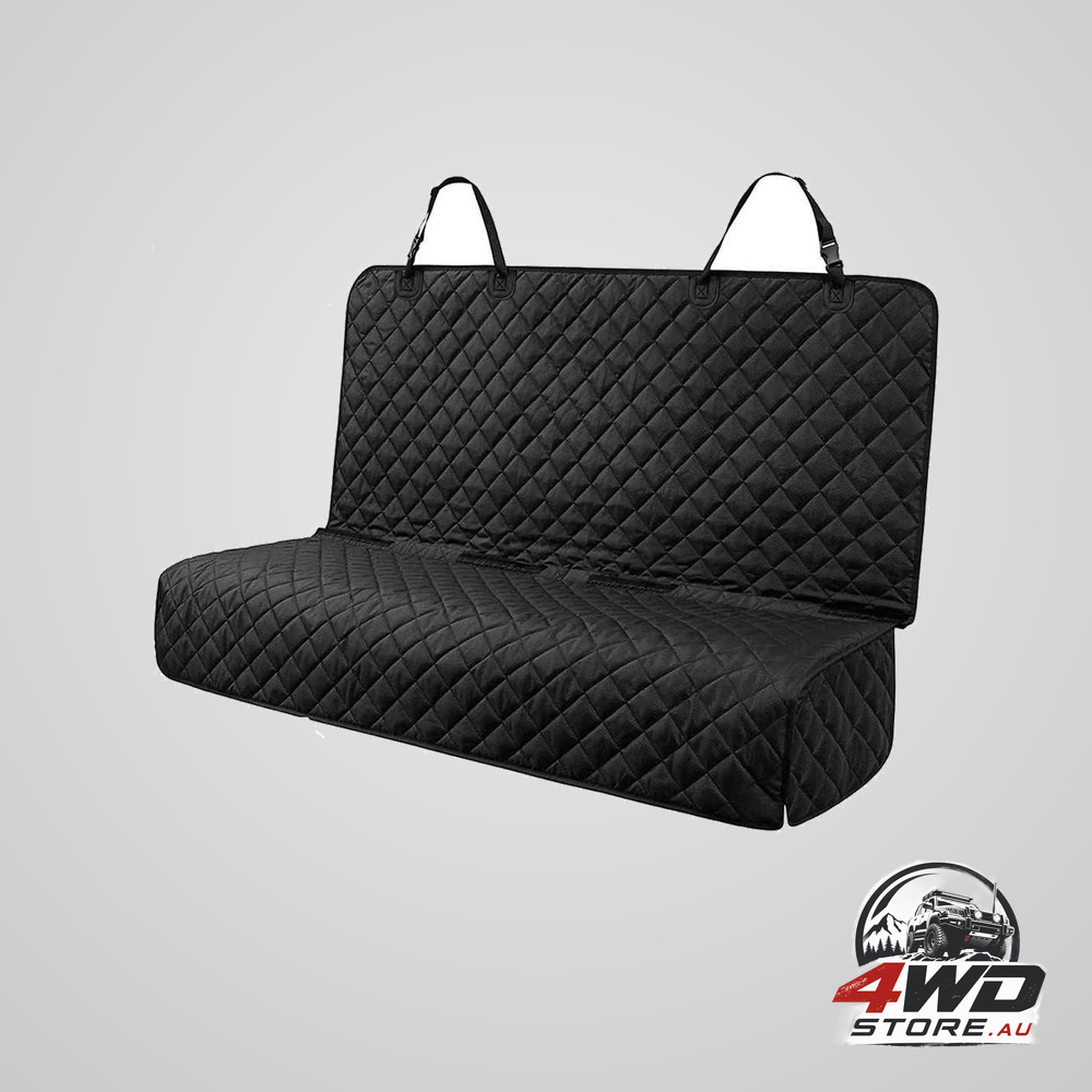 Active Pets waterproof car rear seat cover for dogs, scratch resistant, black