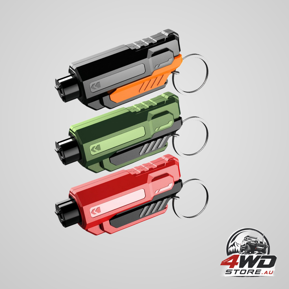 2-in-1 car safety hammer keychain 3-pack — view 8