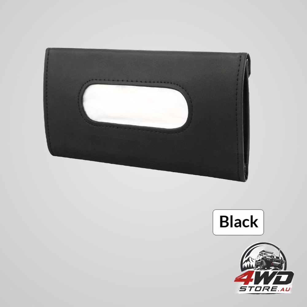 2-pack car sun visor tissue holder black — view 7
