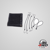 Adjustable car dog barrier net black — view 7