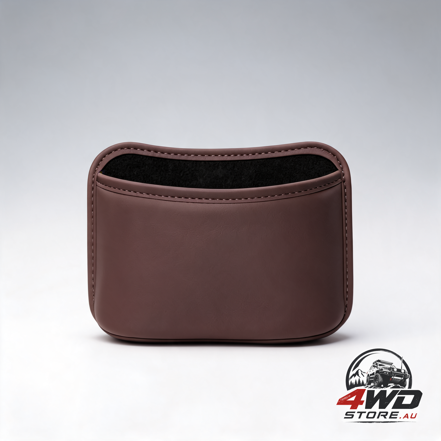 Waterproof leather car hanging storage organiser with cup holder and phone pocket