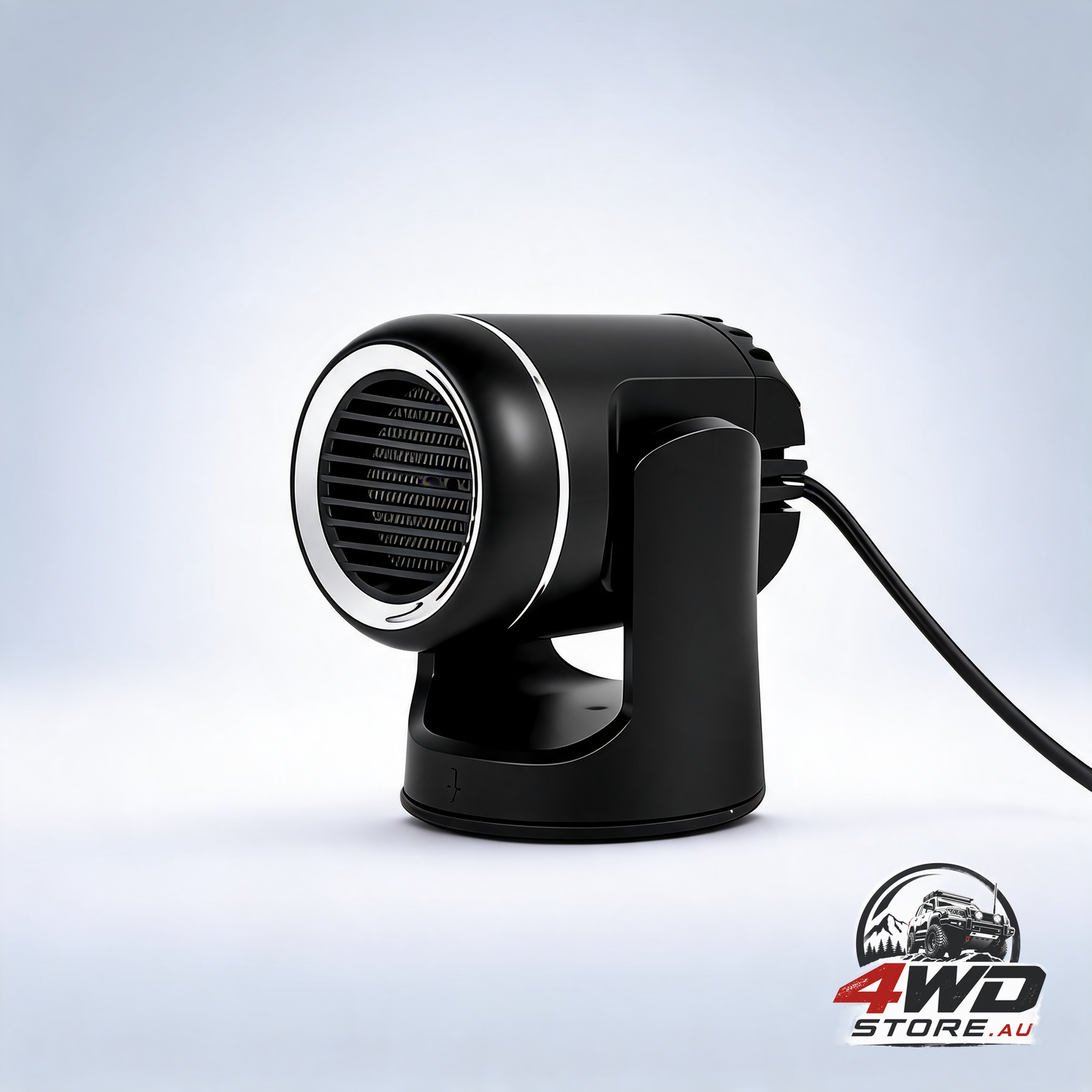 12V 150W 2-in-1 car heater and cooler with 360-degree rotation and windscreen defroster