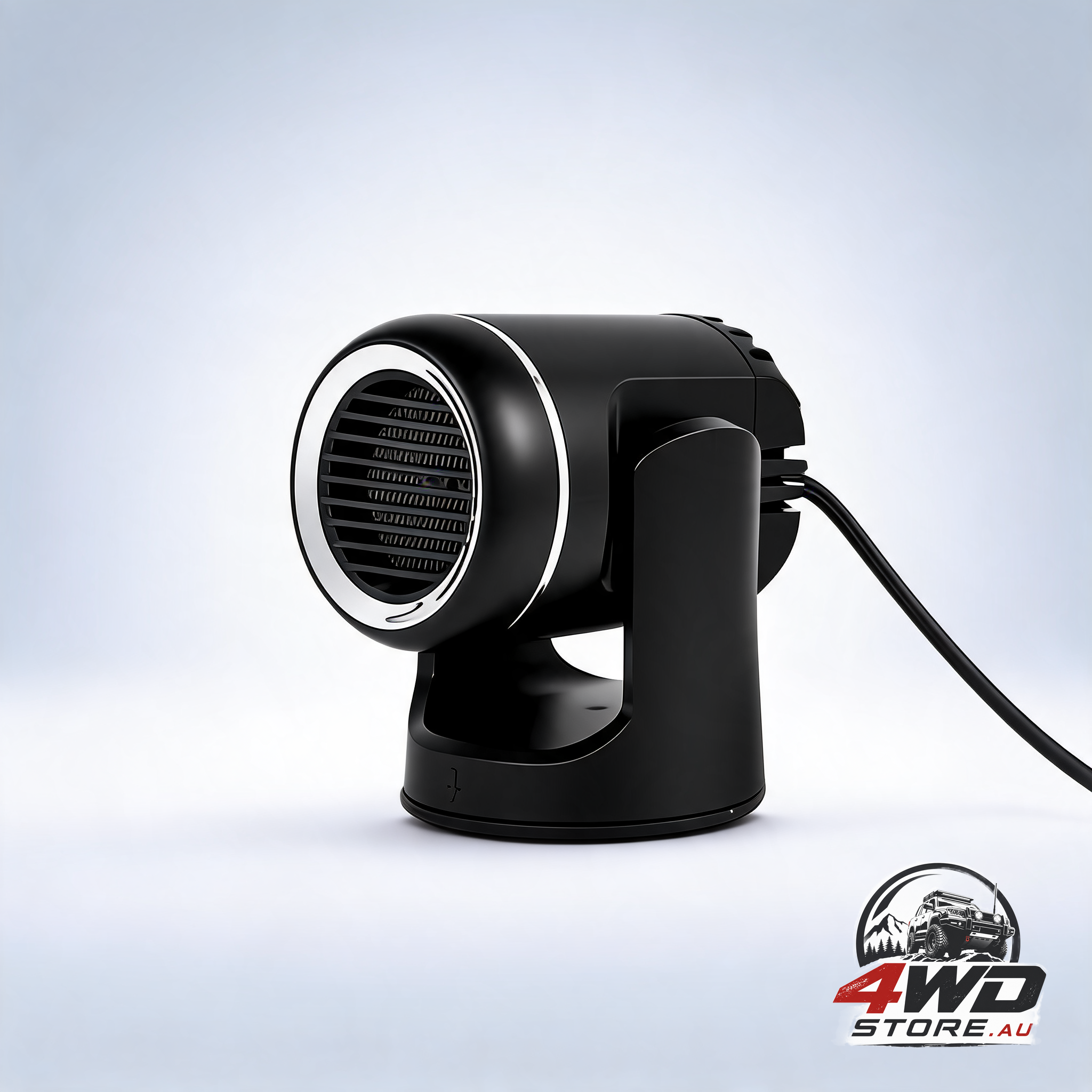 12V 150W 2-in-1 car heater and cooler with 360-degree rotation and windscreen defroster