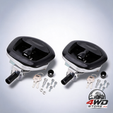 2-pack T-handle compression latch lock for trailer, ute canopy and toolbox, black