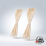 Car window privacy curtains with sun blocking and UV protection