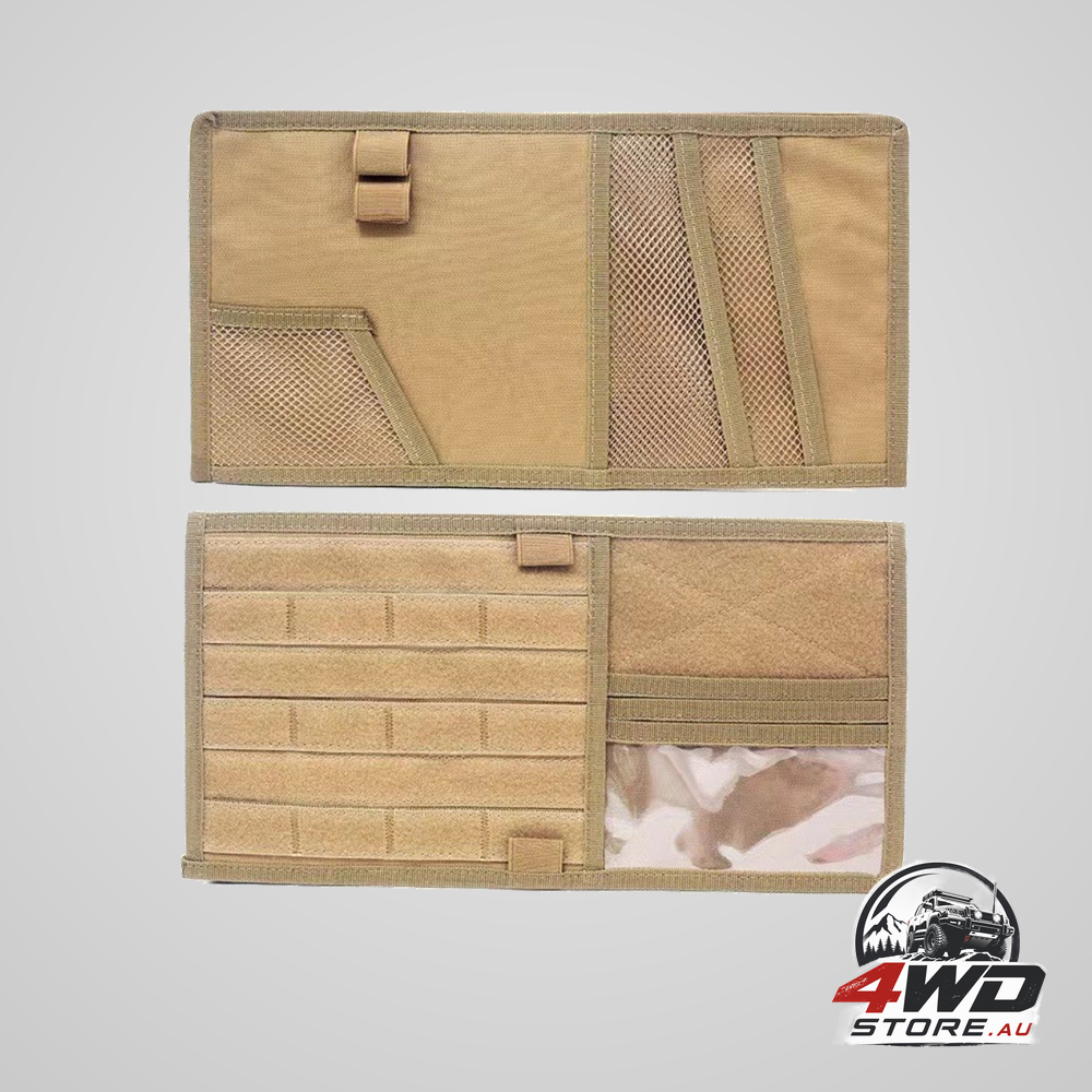 Universal car sun visor organiser storage for cars, trucks, vans and SUVs
