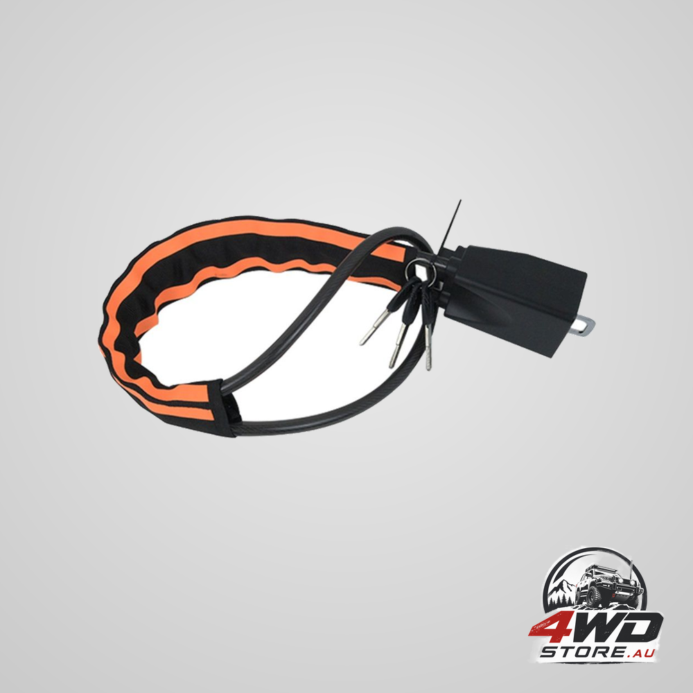Universal anti-theft car steering wheel and seat belt lock for vehicles and SUVs