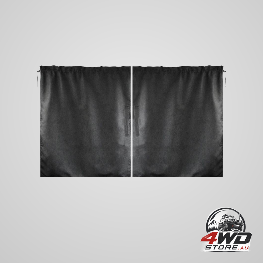 2-pack car side window sun shade blackout privacy curtains for baby and camping