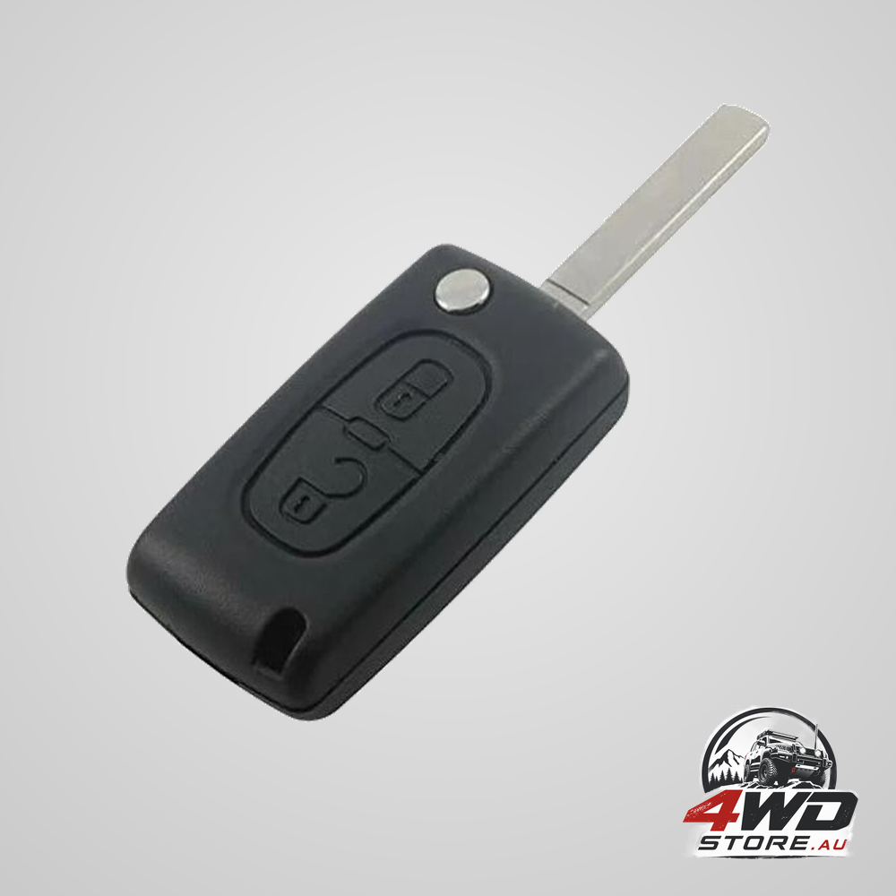 Citroen and Peugeot 2-button remote key fob case for 107, 207, 307 and 407