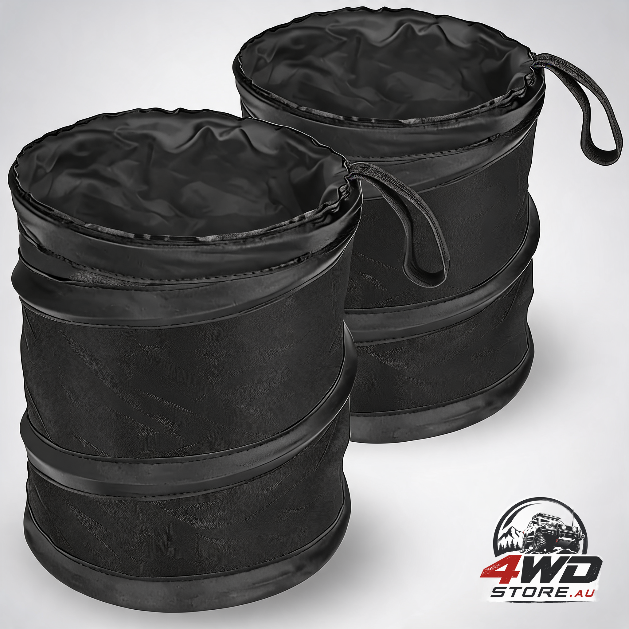 Car trash can 2 packs mini collapsible pop-up car garbage can