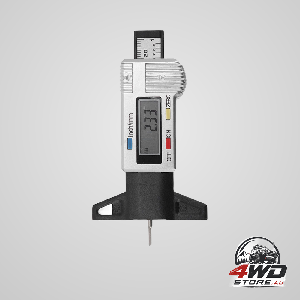 Tyre tread depth gauge large digital display accurate tread checker for truck car motorcycle
