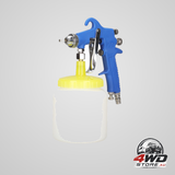 F 75 1.5mm paint sprayer hydrocone type stainless steel air varnish sprayer for automotive industrial blue