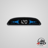 Car HUD GPS speedometer universal windshield display with overspeed alarm