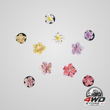 10 PCS flower car air freshener vent clips cute pink car interior decor accessories