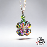 Crystal four leaf clover car rear view mirror pendant hanging ornament for car accessories