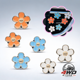 6pcs flowers car air freshener vent clips blue orange white daisy air vent clip car accessories for women