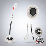 Professional telescopic car microfiber wash mop with 2 brush cover