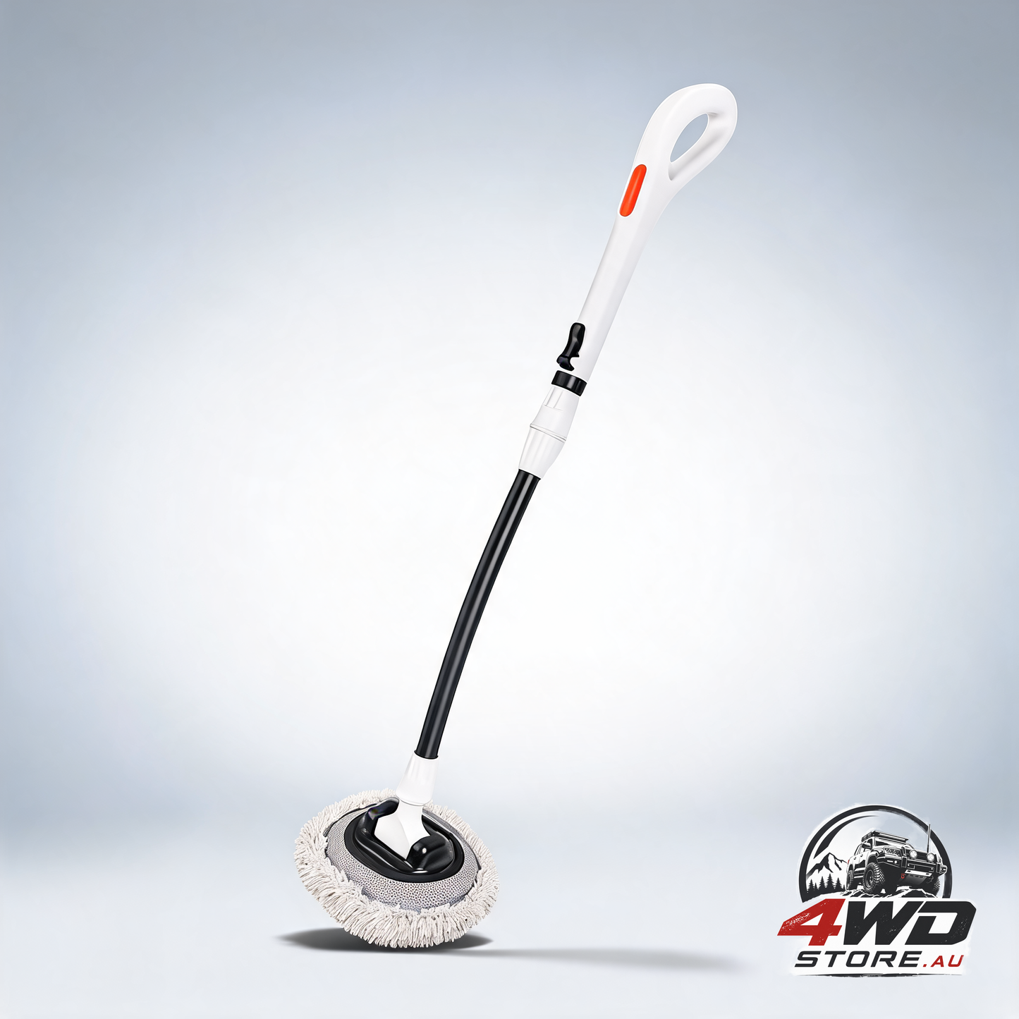 Professional telescopic car microfiber wash mop 90° rotating detachable brush head