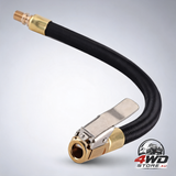 2PCS tyre inflator extension hose with quick connect chuck universal air pump adapter for car
