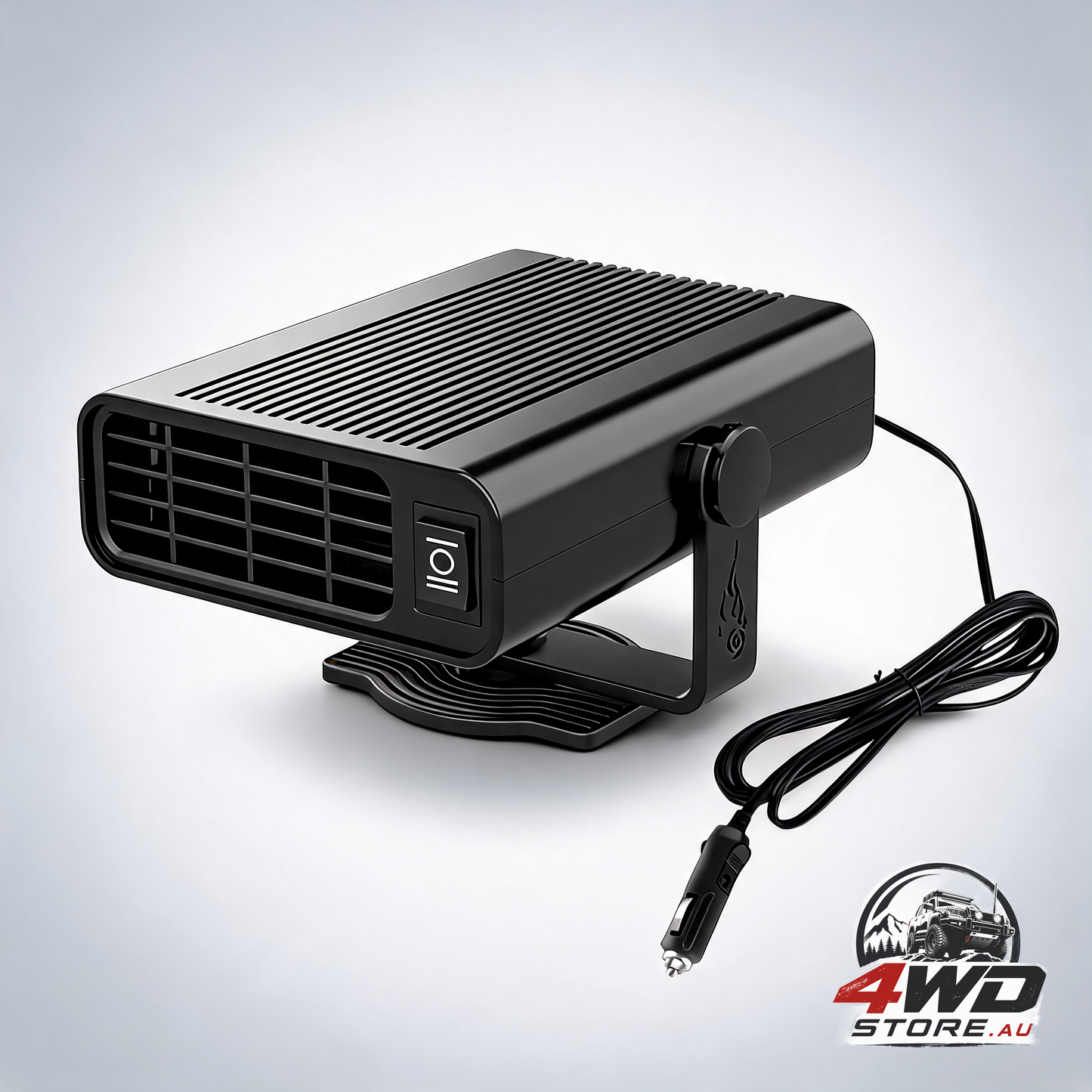 12V 120W portable car heater and defroster 2-in-1 fast heating & cooling fan for windshield demisting