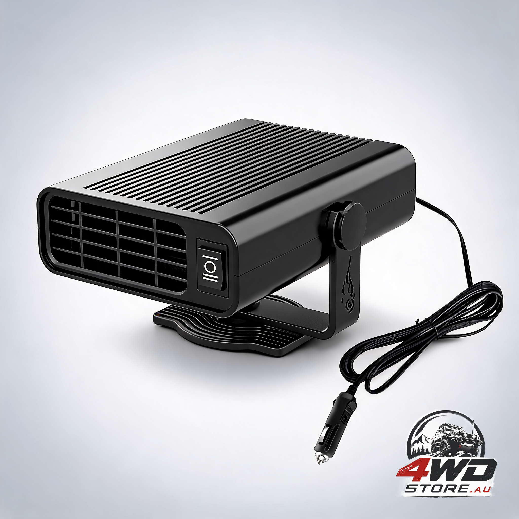 12V 120W portable car heater and defroster 2-in-1 fast heating & cooling fan for windshield demisting