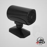 150W car heater 2 modes warming cooling 360 degree rotation portable car defroster defogger 12V black