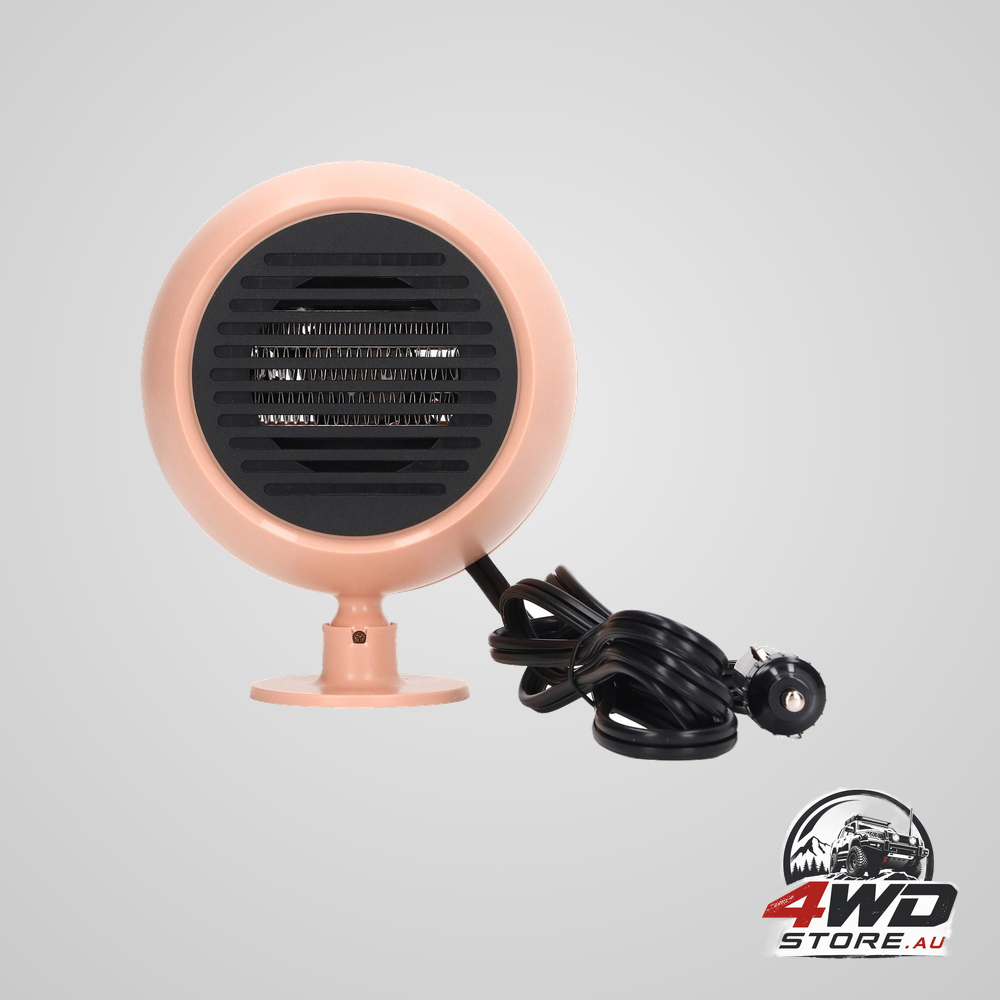 Car heater multi angle rotation planetary car heater portable windshield defogger defroster pink 12V