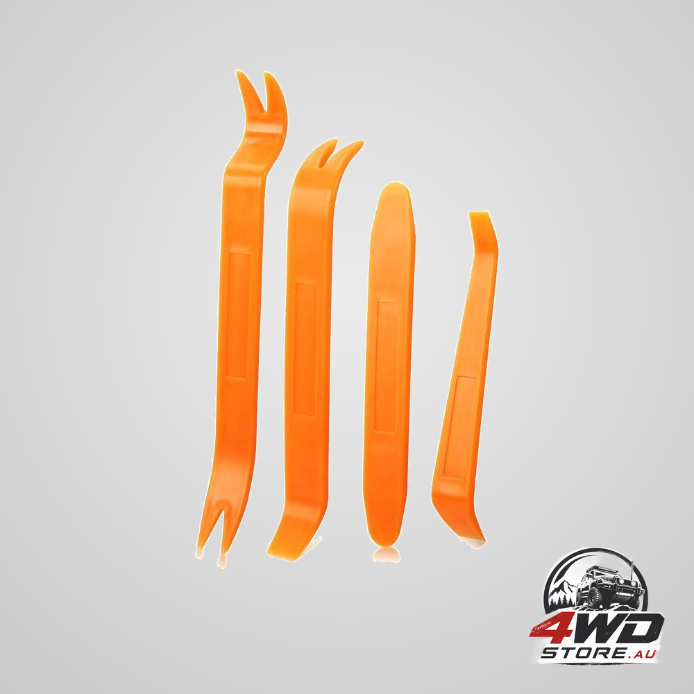 4-pack car panel removal tools orange
