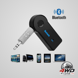 Bluetooth music receiver AUX 4.1 black wireless car audio adapter