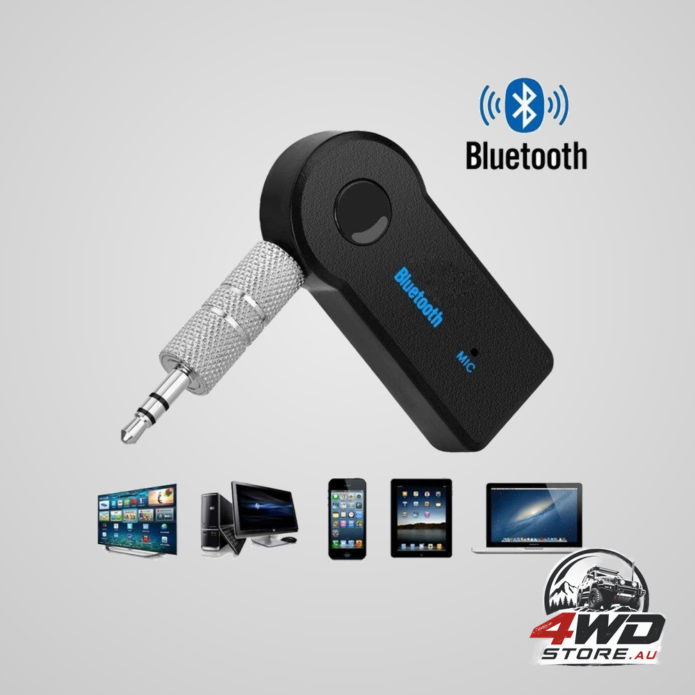 Bluetooth music receiver AUX 4.1 black wireless car audio adapter