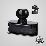 Vegan tyre shine applicator brush with stand auto detailing cleaning service