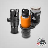 3 PCS black 2-in-1 universal car cup holder expander 360 degree rotating multifunctional beverage rack