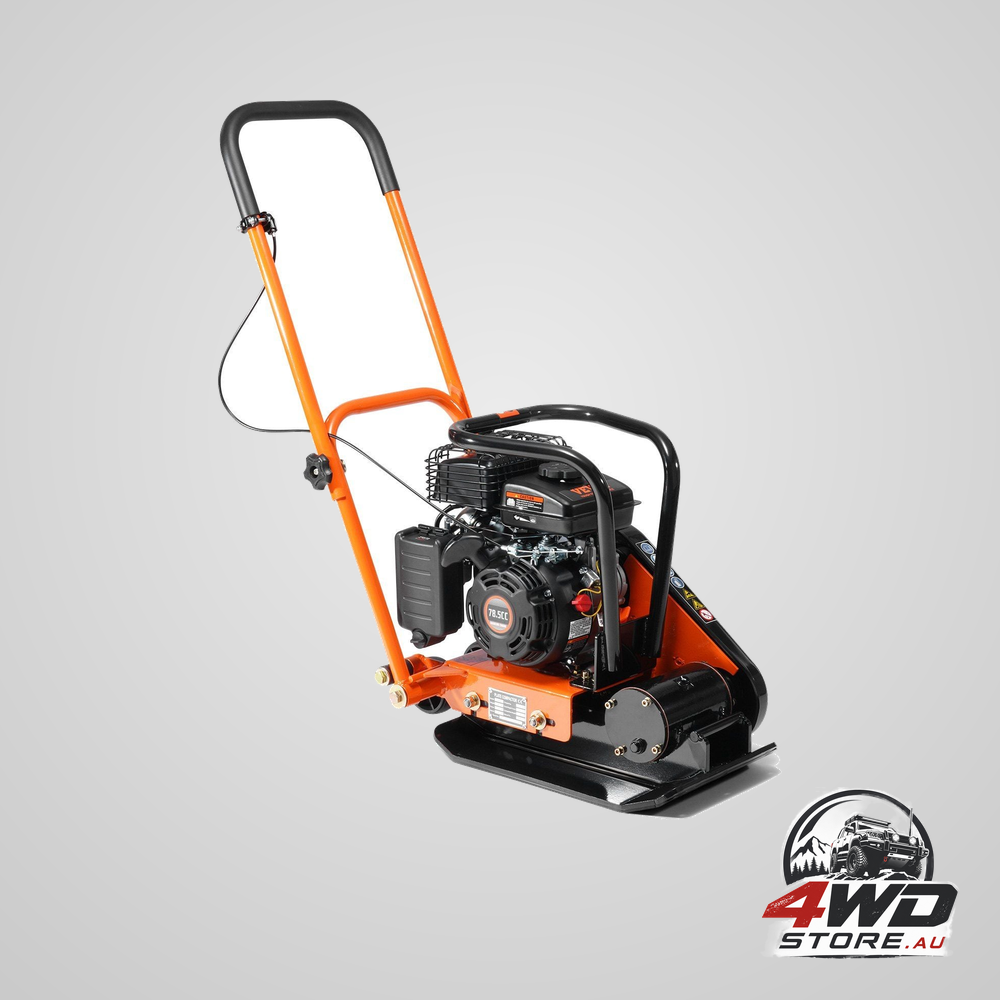Plate compactor 2.8 HP 78.5CC gas engine 5 250 VPM 870 kg force vibratory compaction tamper with 18.7 x 11.8 inch plate for