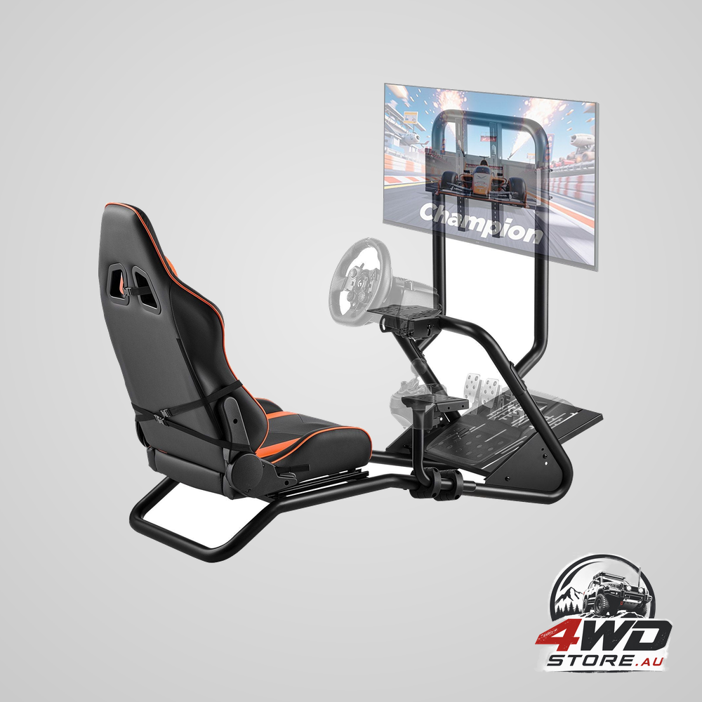 Racing wheel stand heavy-duty simulator cockpit steering wheel stand with monitor stand
