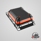 Roof rack basket 1625 x 990 x 105 mm universal rooftop cargo carrier with 1120 x 870 x 260 mm cargo bag