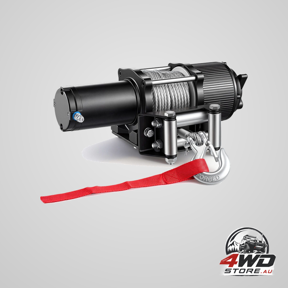 2041 kg electric winch 12V DC ATV/UTV winch with Φ6 mm x 12 m steel wire rope