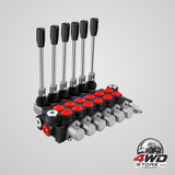 Hydraulic directional control valve 6 spool hydraulic spool valve