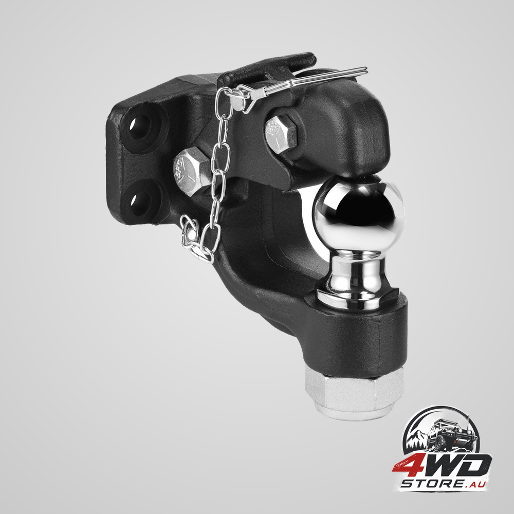 Pintle hook 9070 kg towing capacity trailer hitches receiver hook combination 50.4 mm hitch ball