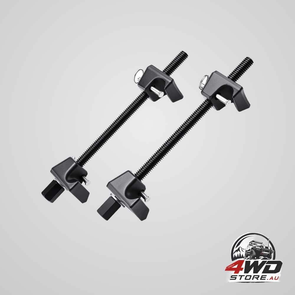 Heavy duty strut spring compressor 2 pack with 256 mm range, black
