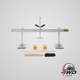 Car dent puller kit with 85 cm dent pull lever and 6 claw hooks for paintless repair