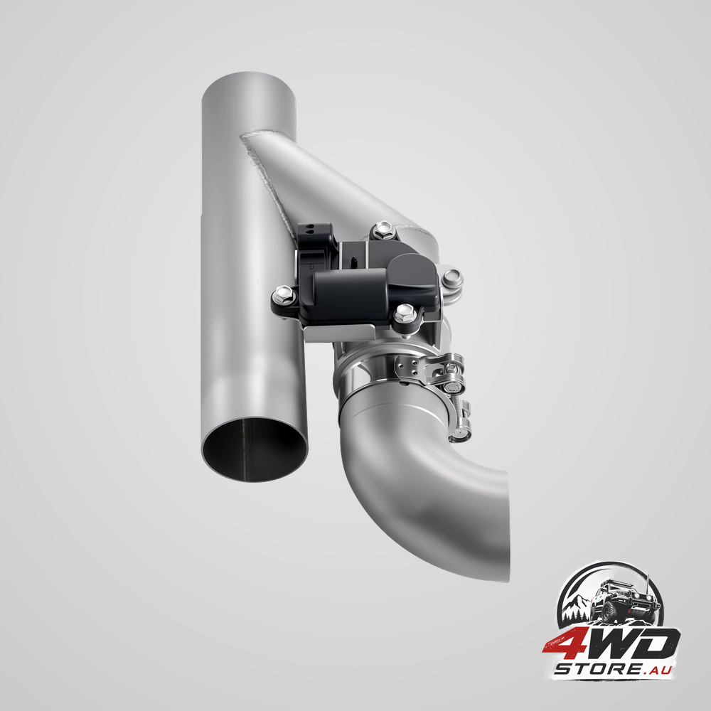 Electric exhaust cutout 63.5 mm stainless steel valve kit with remote controller and Y pipe