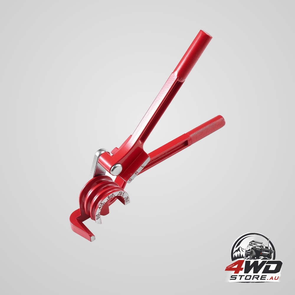 Brake line repair kit with 45 degree single flaring tool, 7.6m copper line and tube bender