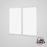 RV screen door protector 660.4 x 609.6 mm aluminium alloy door grille, white