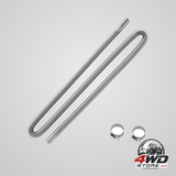 Diesel heater exhaust hose 1980 mm stainless steel flexible pipe with 2 clamps